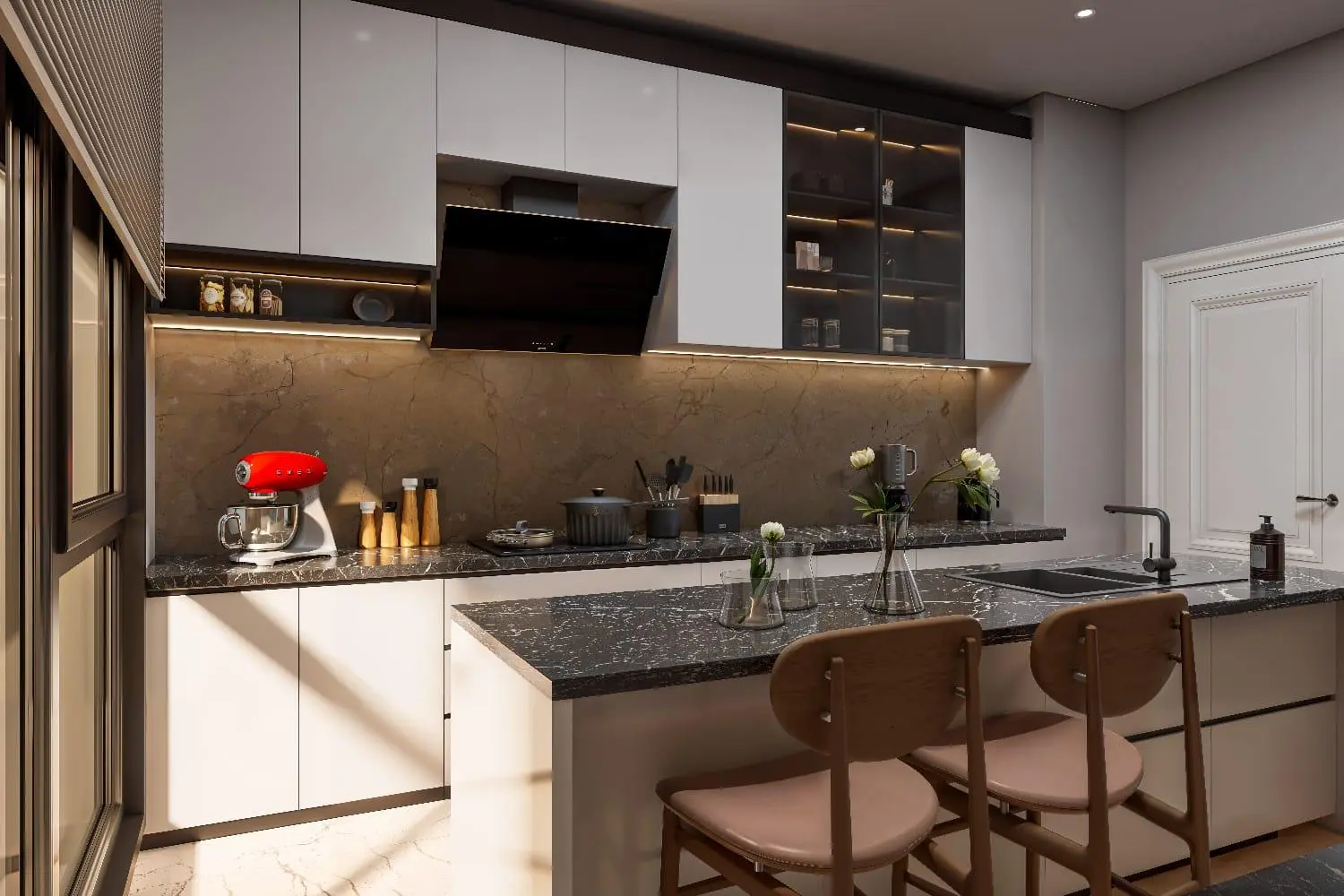 Fitted kitchen